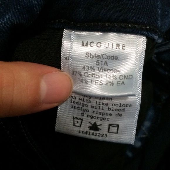 McGuire High Rise Newton Stretch Skinny Jeans - Picture 6 of 7